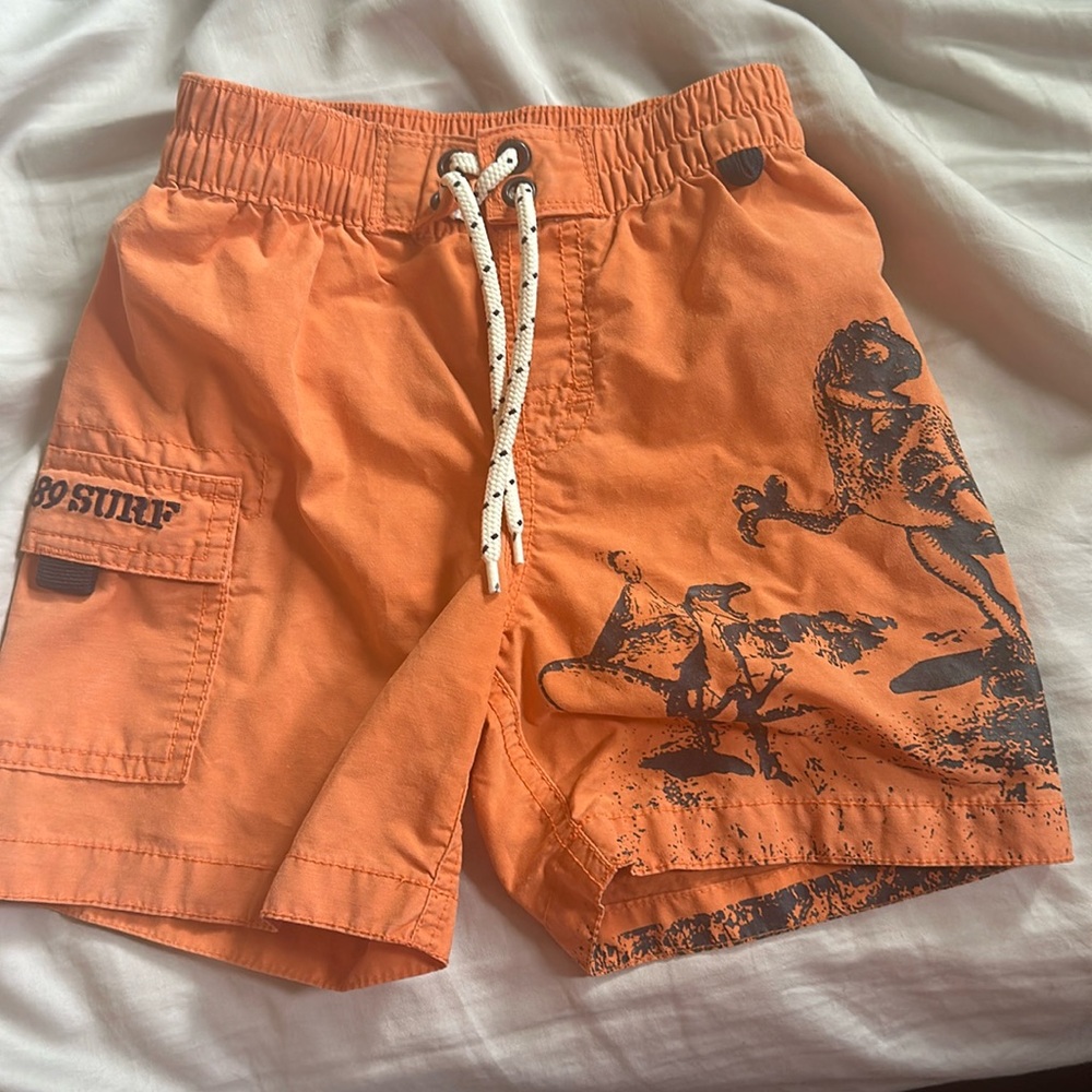Gap Baby dinosaur swim trunks 18-24 month